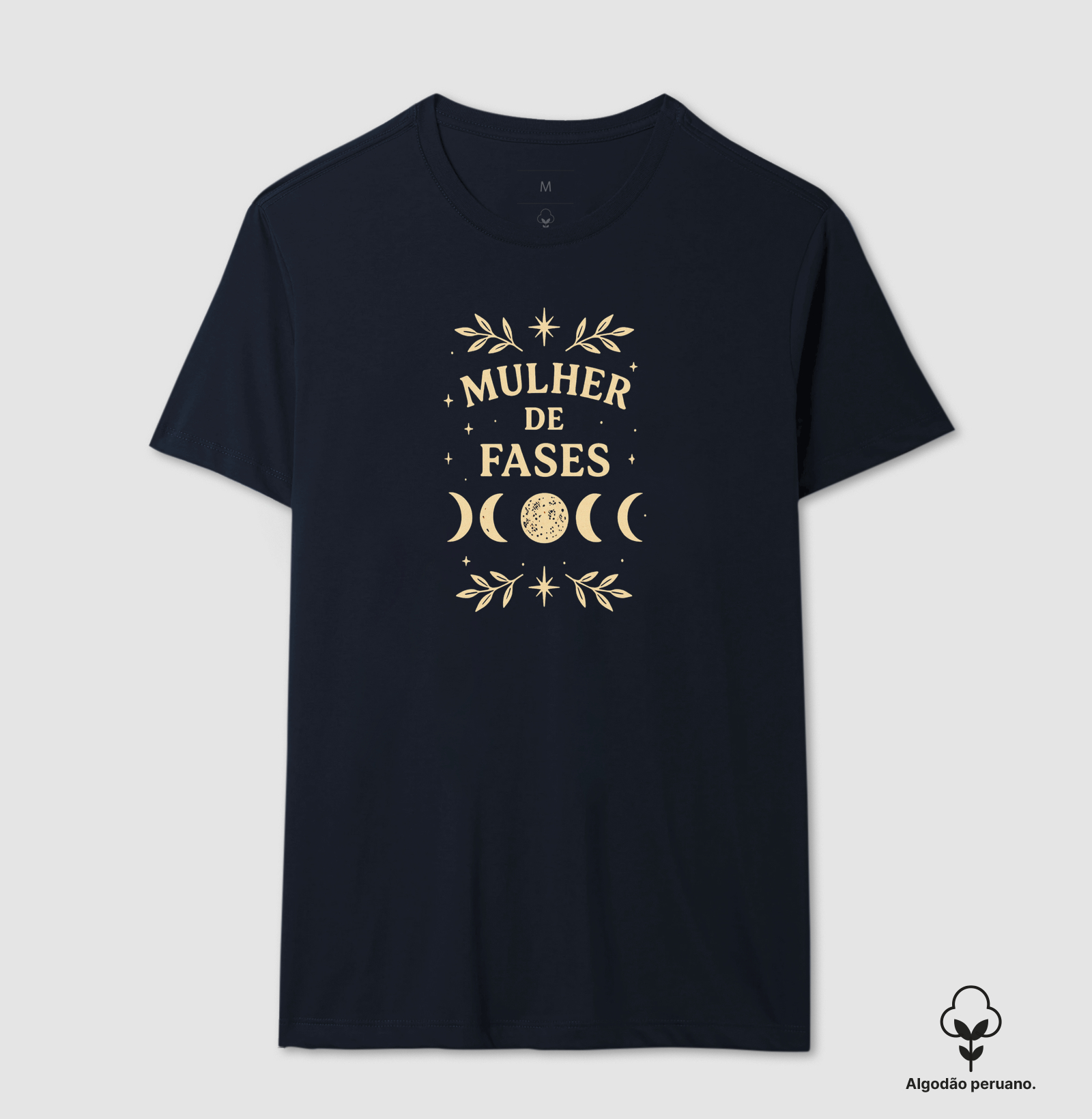 Camiseta Mulher de fases! Coleção Música. Masculina e Feminina. Algodão Peruano. - Imagem 5
