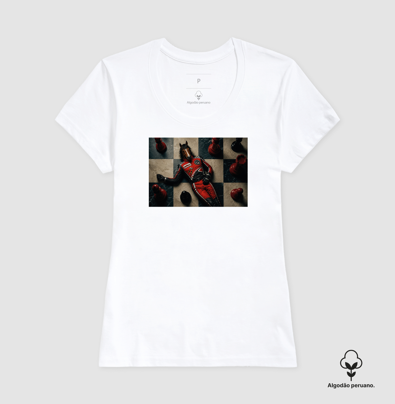 Camiseta Peruana Xeque-Mate (Feminina) - Imagem 5