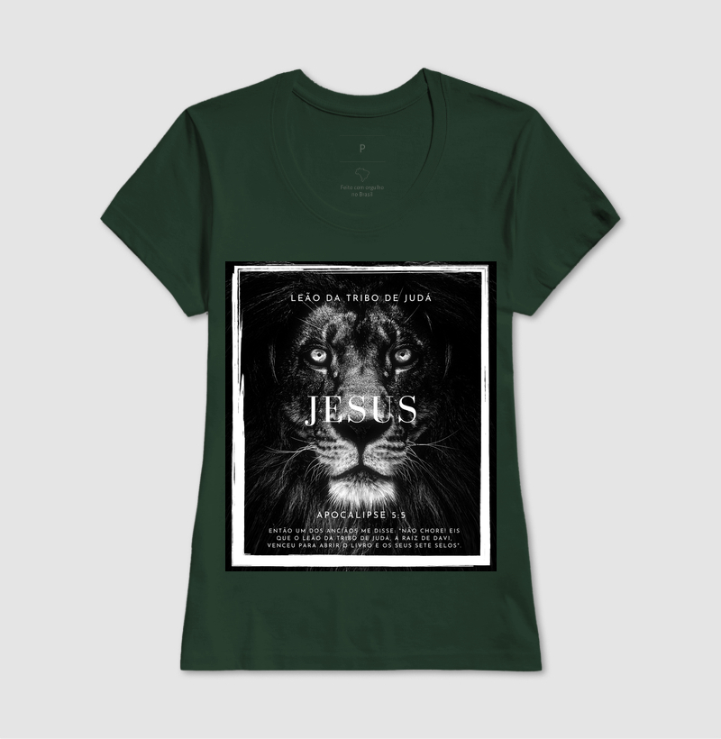 Camiseta Cristã Leão da Tribo de Judá - Imagem 13