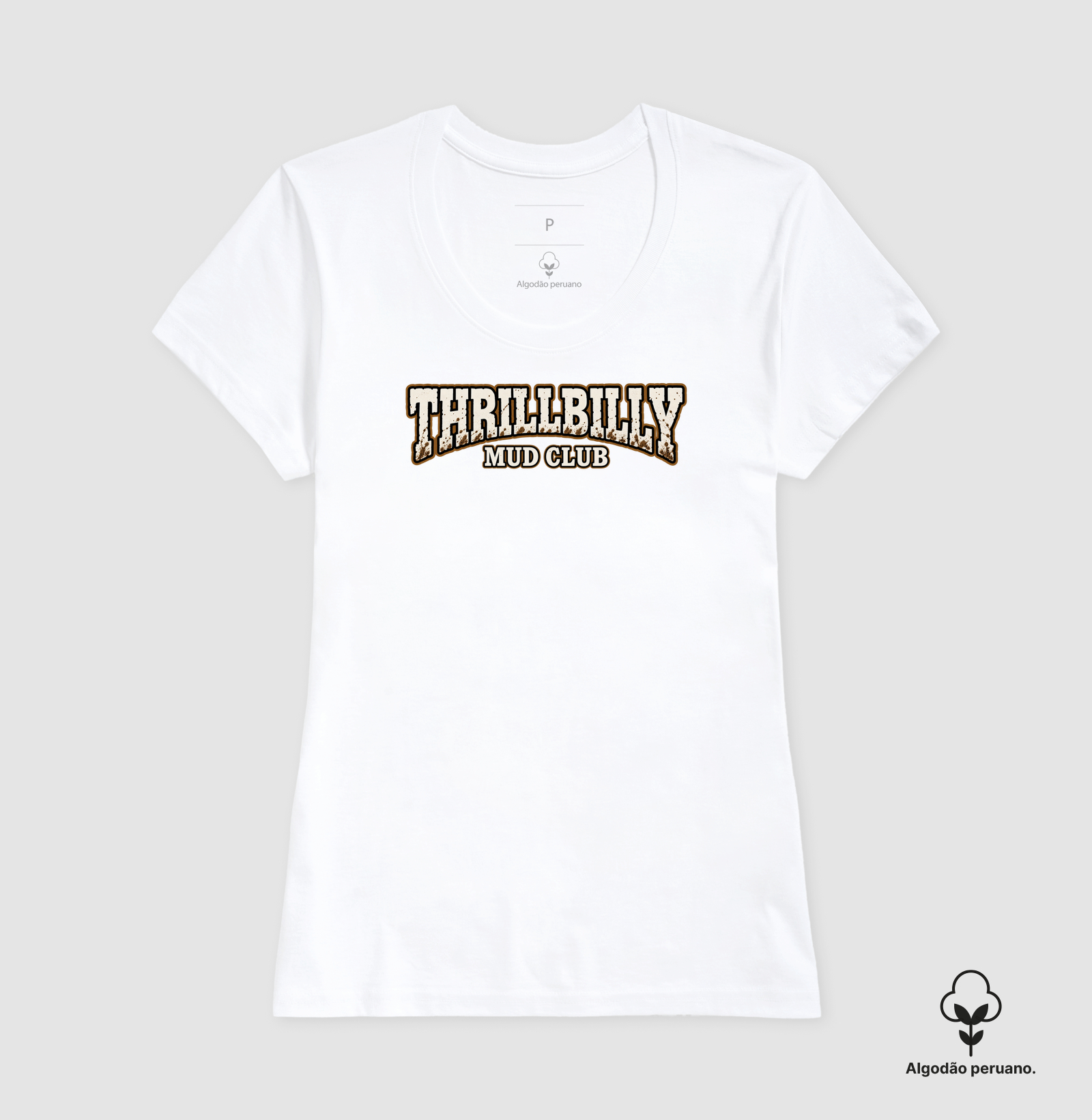 Camiseta Algodão Peruano "GTA 6 THRILLBILLY Mud Club" - Imagem 7