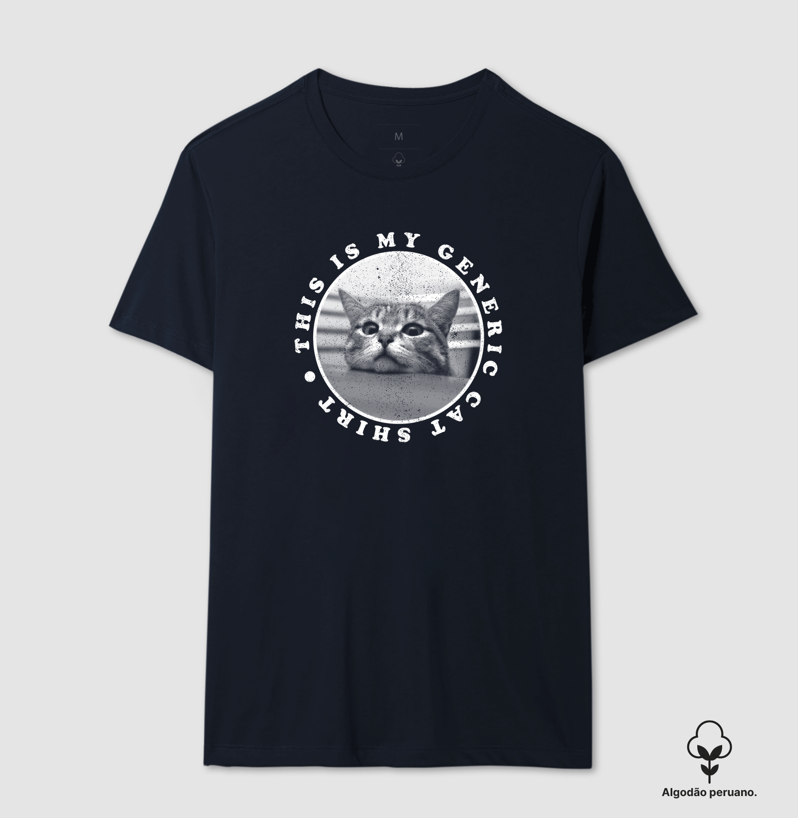Camiseta Algodão Peruano Genérica de Gato - Imagem 4