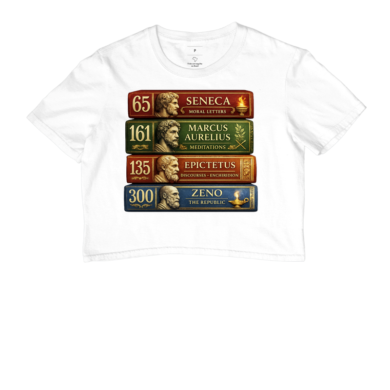 Camiseta Estoicismo "Stoic Library" - Imagem 3