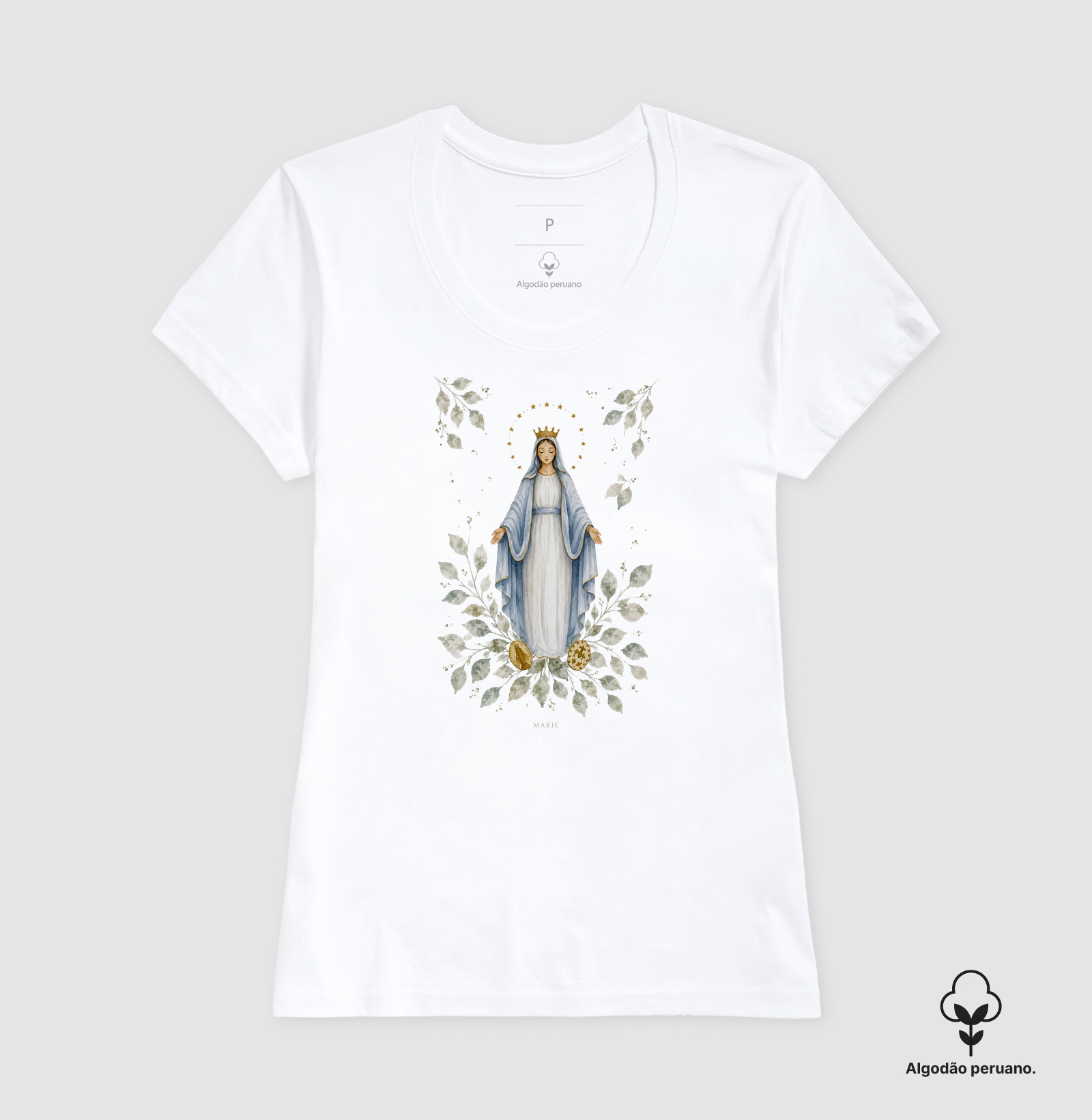 Nossa Senhora das Graças Aquarela - Imagem 3