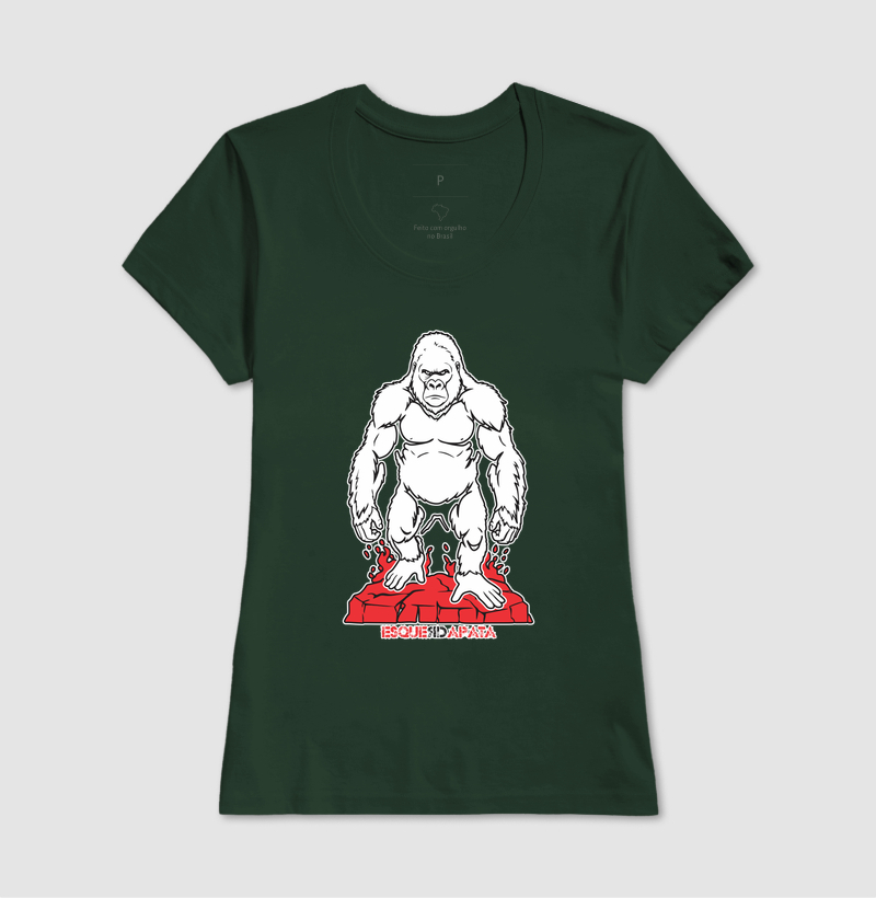 Camiseta Gorila em Algodão | EsquerdaPata - Imagem 16