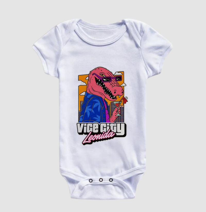 Body Infantil Jason (GTA VI / Vice City / Leonida) - Jacare Drink - Imagem 3
