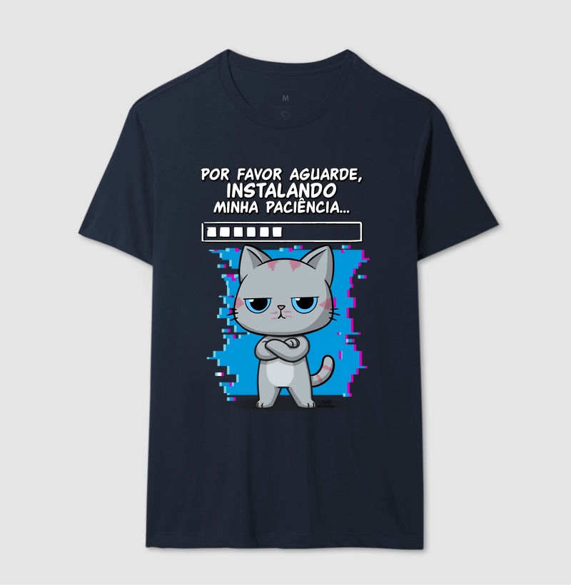 Camiseta Gato Sincero Paciência - Imagem 6