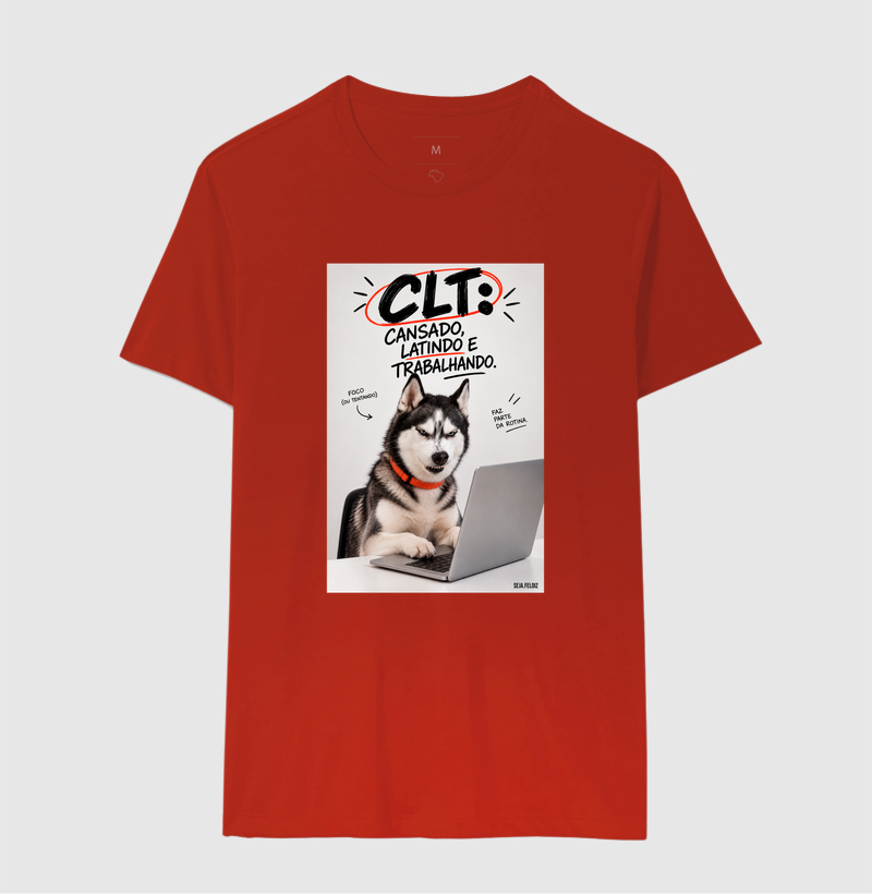 🐺💻 CLT — Cansado, Latindo e Trabalhando! 🐾😂 Husky - Imagem 8