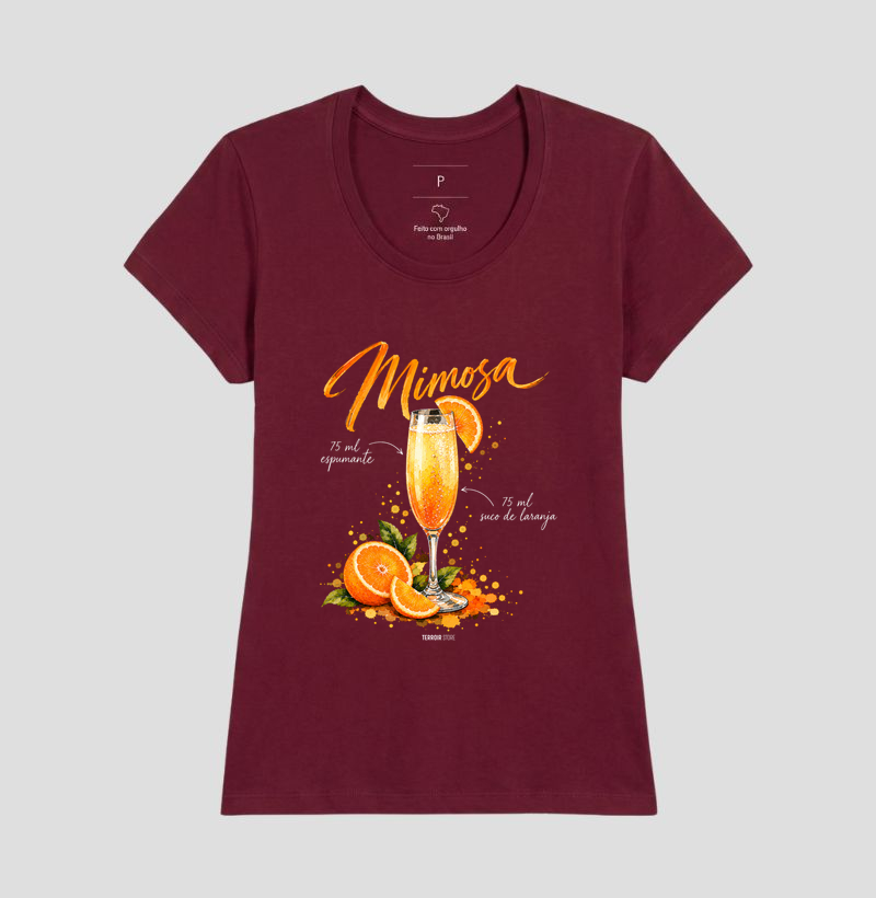 Camiseta Mimosa – Drink com Espumante e Suco de Laranja - Imagem 15