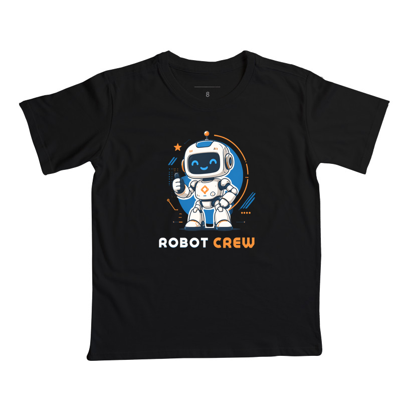 Camiseta Infantil Robot Crew - Imagem 3