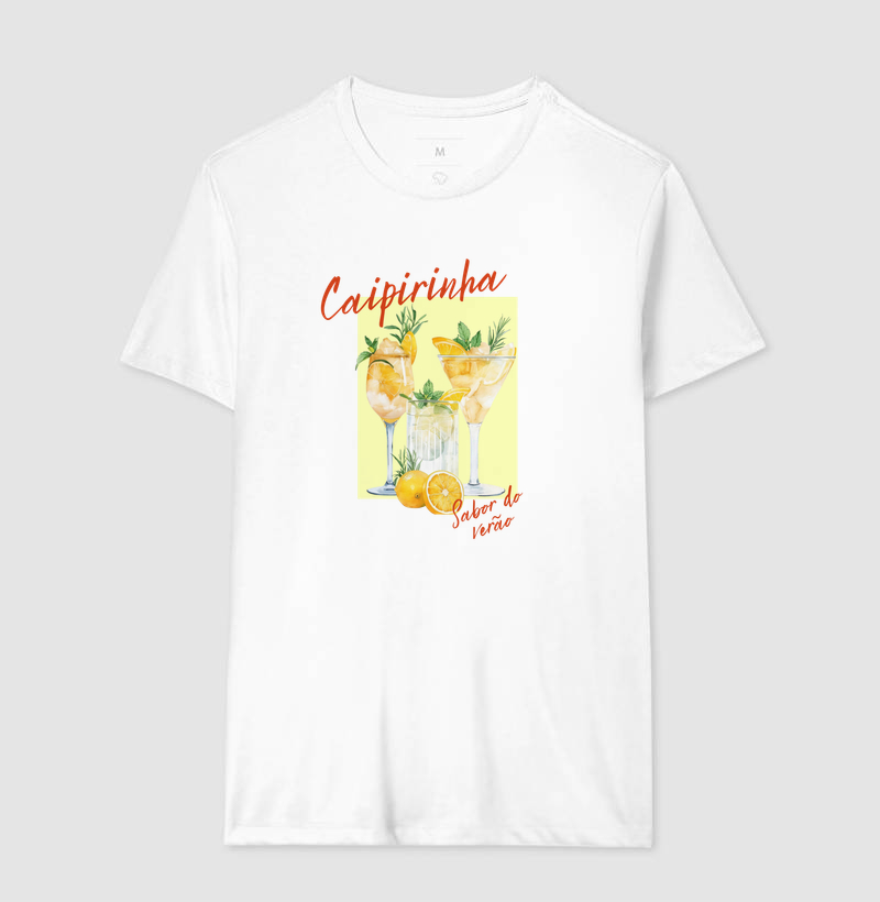 Camiseta Algodão Premium Caipirinha – Sabor do Verão - Imagem 4