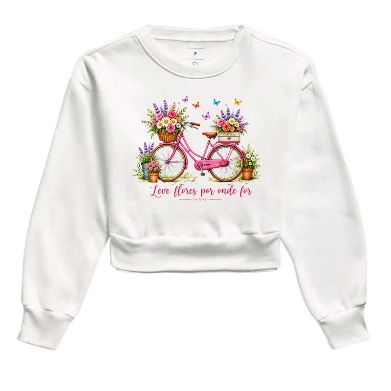 Camiseta Leve flores por onde for - Imagem 3