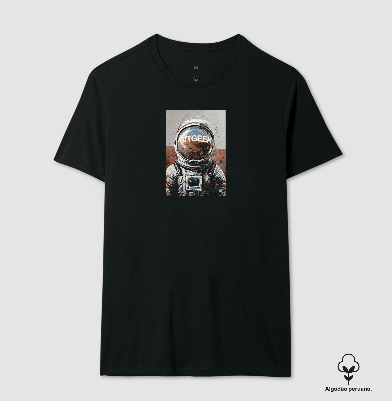 Camiseta Algodão Peruano Oficial BitGeek - Imagem 2