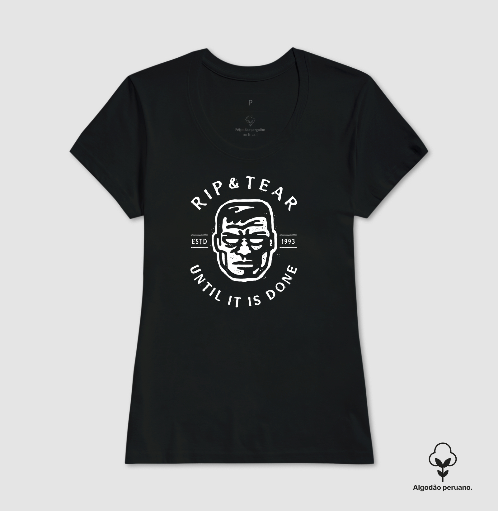 Camiseta Algodão Peruano Rip & Tear - IDDQD - Imagem 3