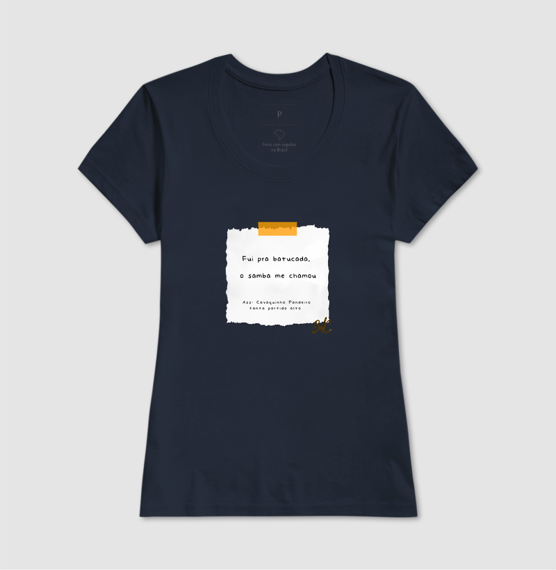 Camiseta Fui Pra Batucada - Imagem 7