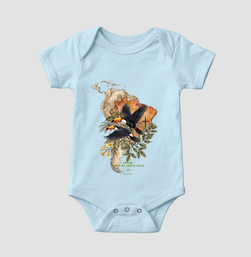 Camiseta Tucanos & Ipê - Brasil Terra de Santa Cruz - Fé, História e Natureza - Imagem 4