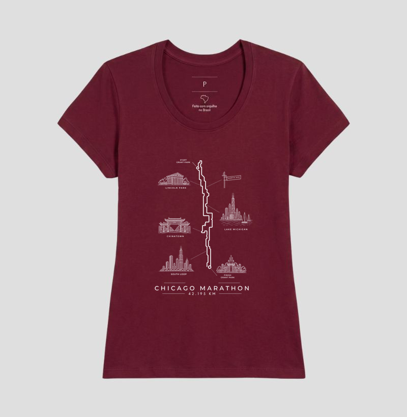 Camiseta Maratona - Percurso Maratona de Chicago - Imagem 19