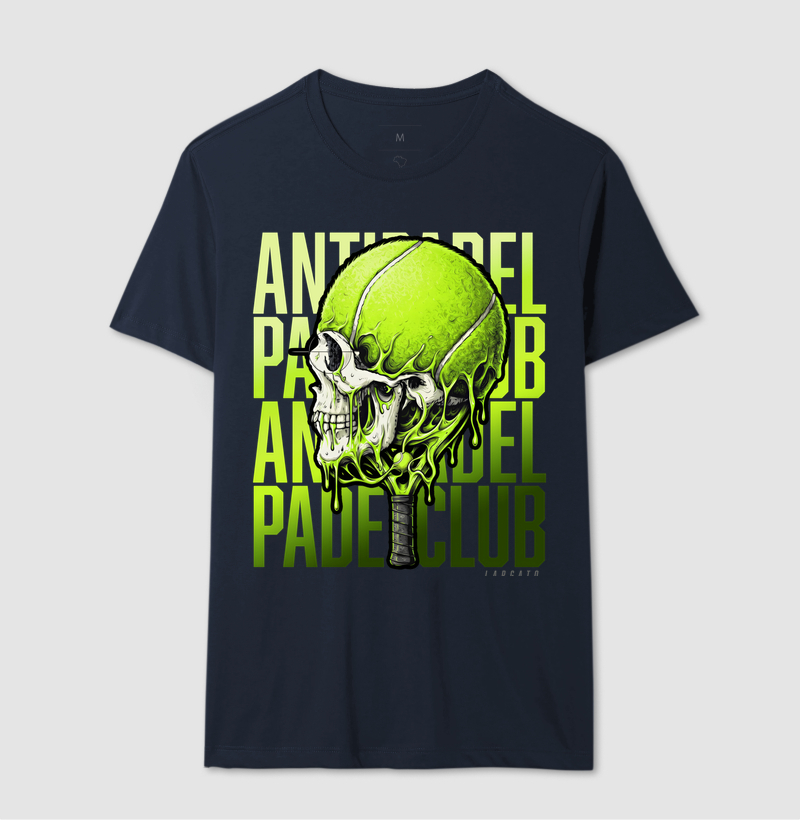 Camiseta Anti-Padel Caveira Verde - Imagem 6