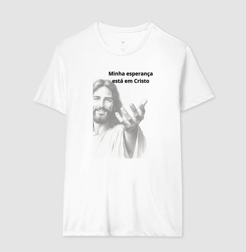 Camiseta Minha esperança está em Cristo - Imagem 2
