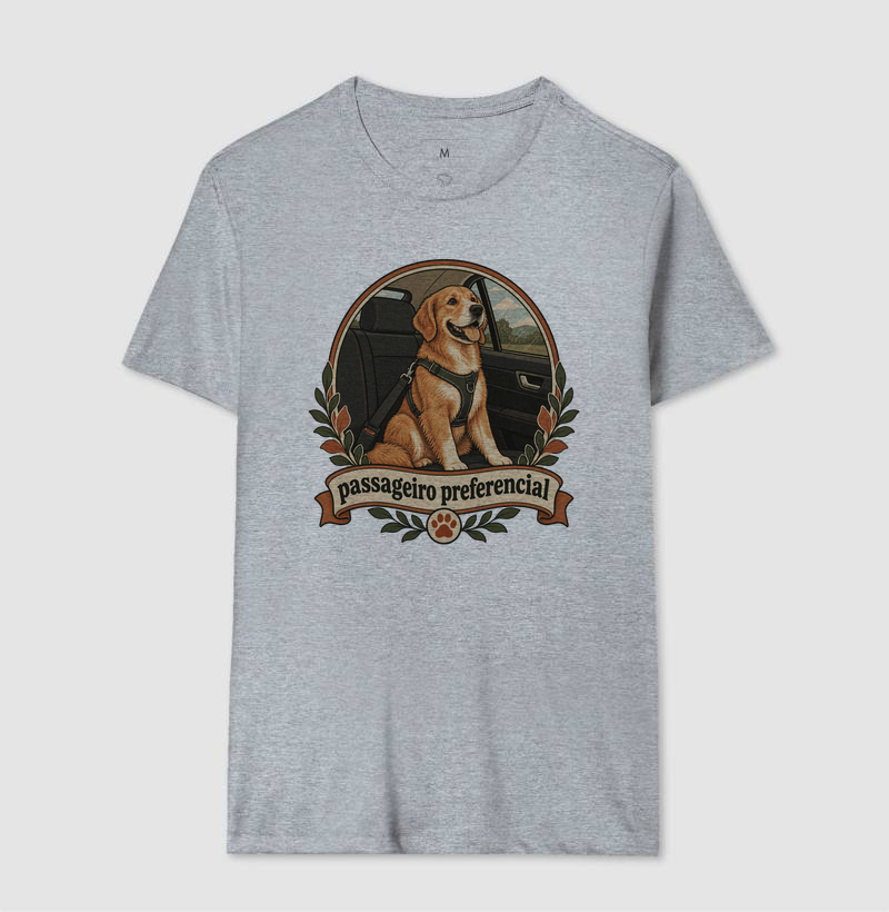 Camiseta Cachorro Carro "passageiro preferencial" | Pelo & Pano - Imagem 8
