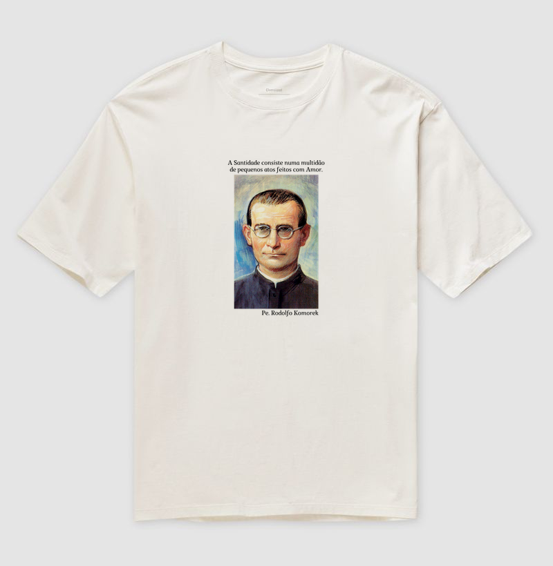 Camiseta Oversized Pe. Rodolfo Komorek - Imagem 4