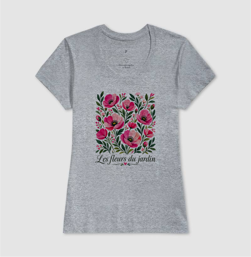 Camiseta Les fleurs du jardin - Imagem 9