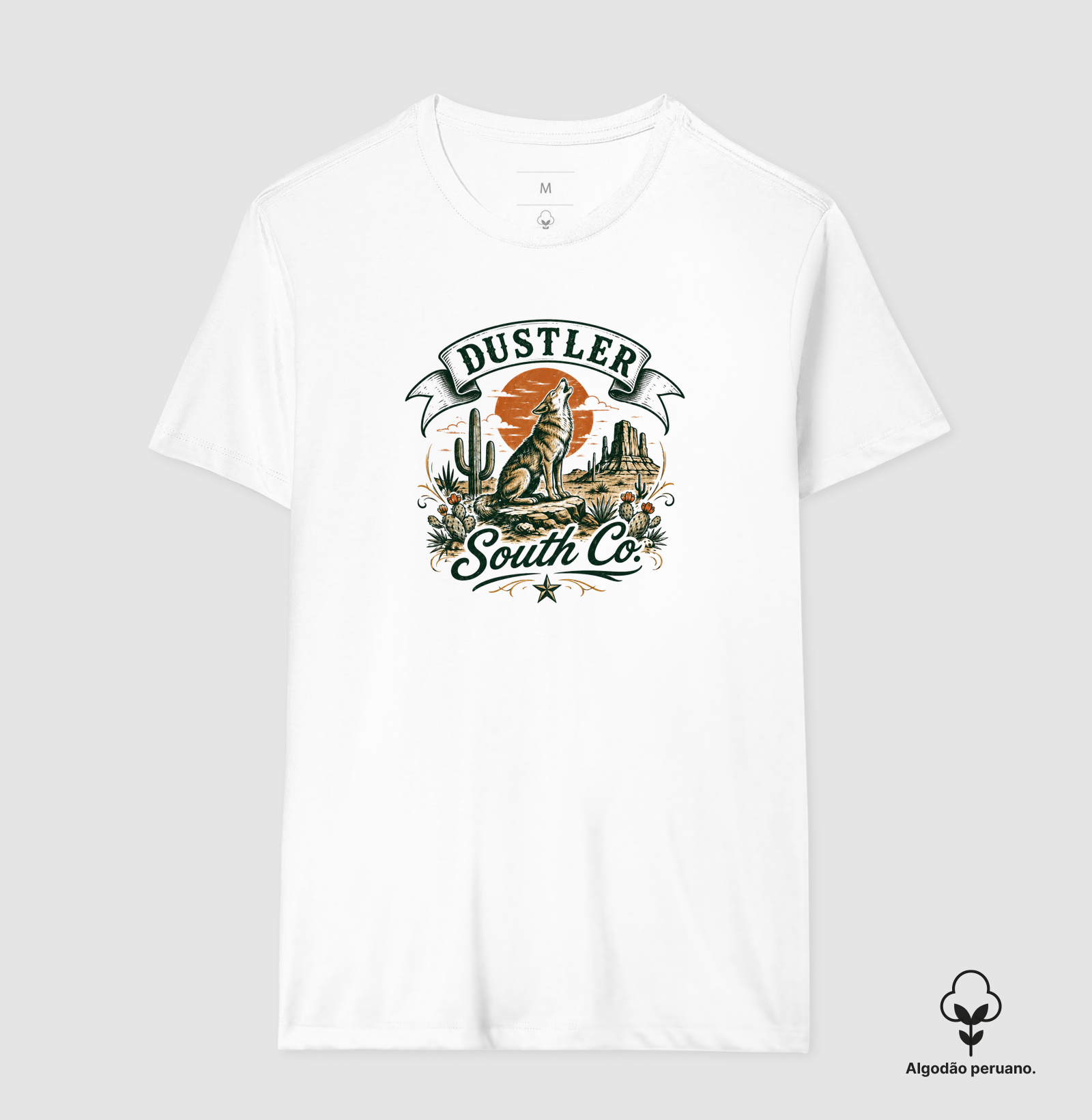 Camiseta Country Masculina Dustler South Co. Desert Wolf - Imagem 2