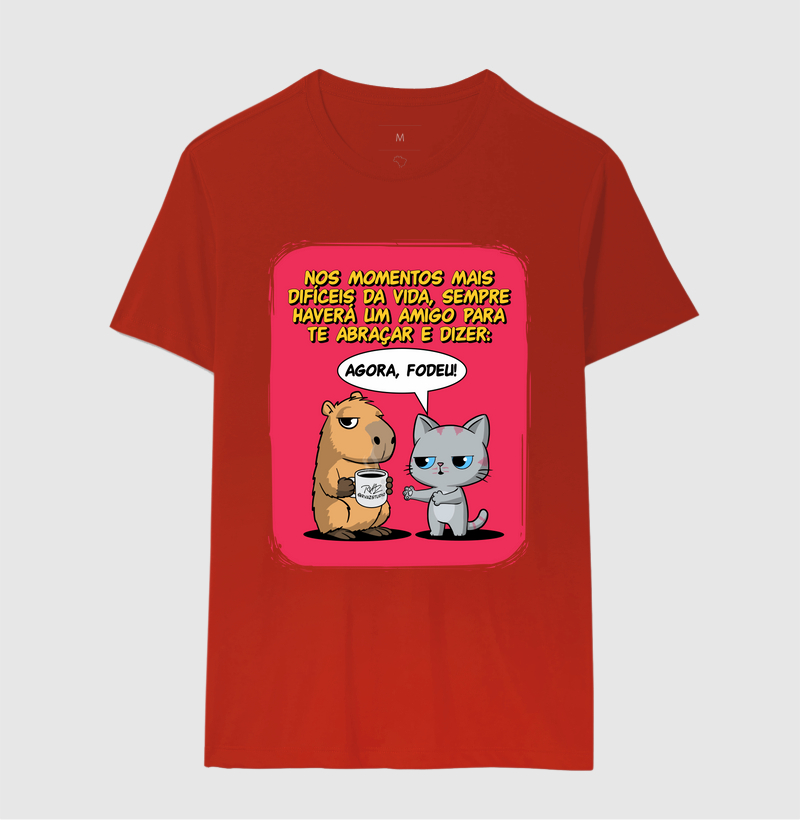 Camiseta Capivara e Gato Amigos - Imagem 10