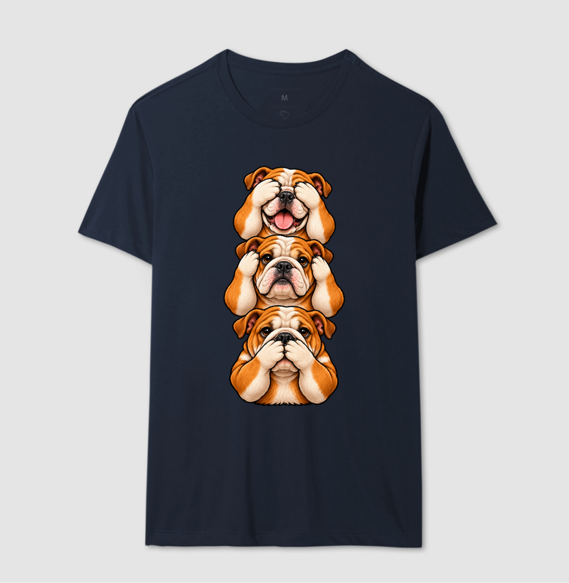 Ver, Ouvir e Falar versão Bulldog (minimal) - Imagem 6