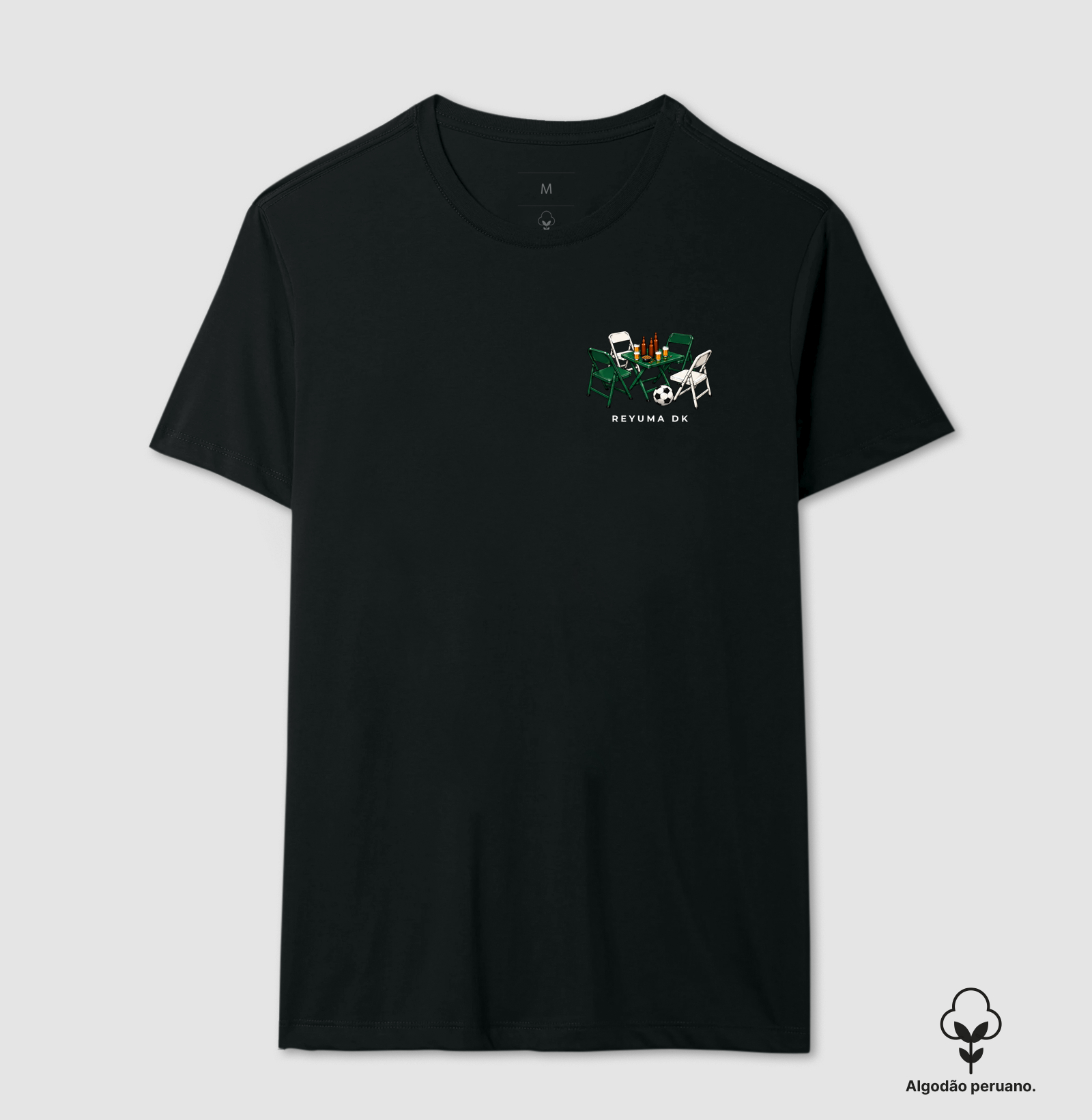 "Boteco e Resenha"- Futebol - Camiseta Algodão Peruano Masculina, Feminina e Babylook - Imagem 12