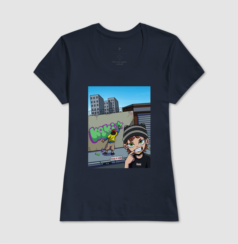 Camiseta Pega a Visão Kaki Regular Fit - Imagem 7