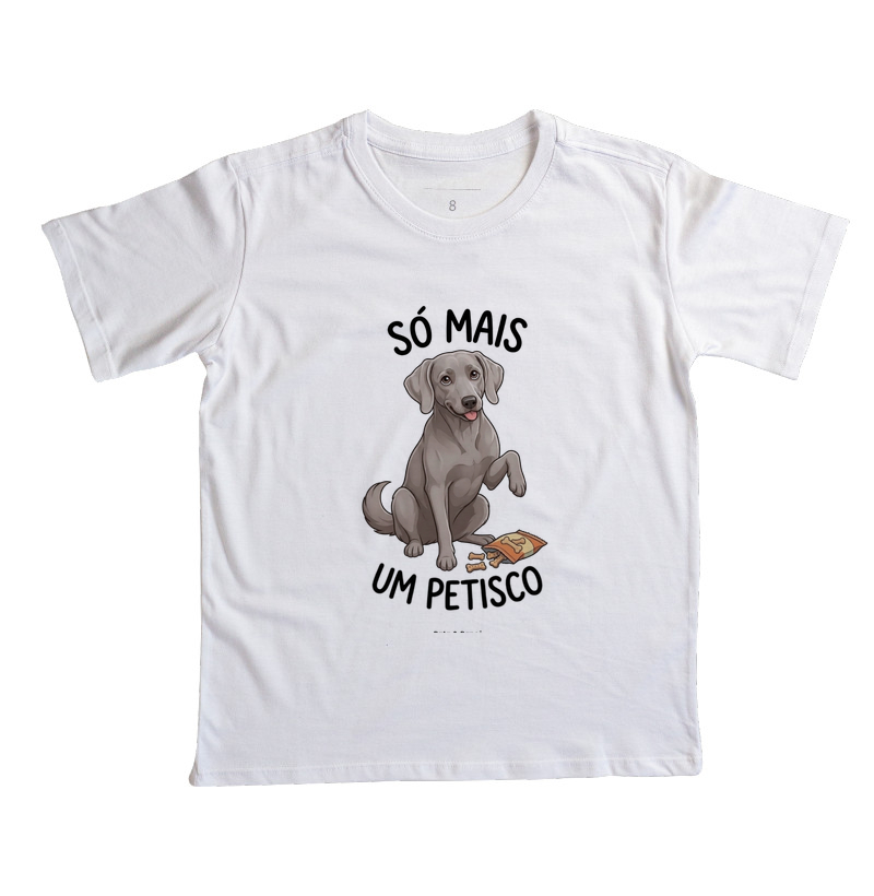 CAMISETA INFANTIL WEIMANARER PETISCO - Imagem 5