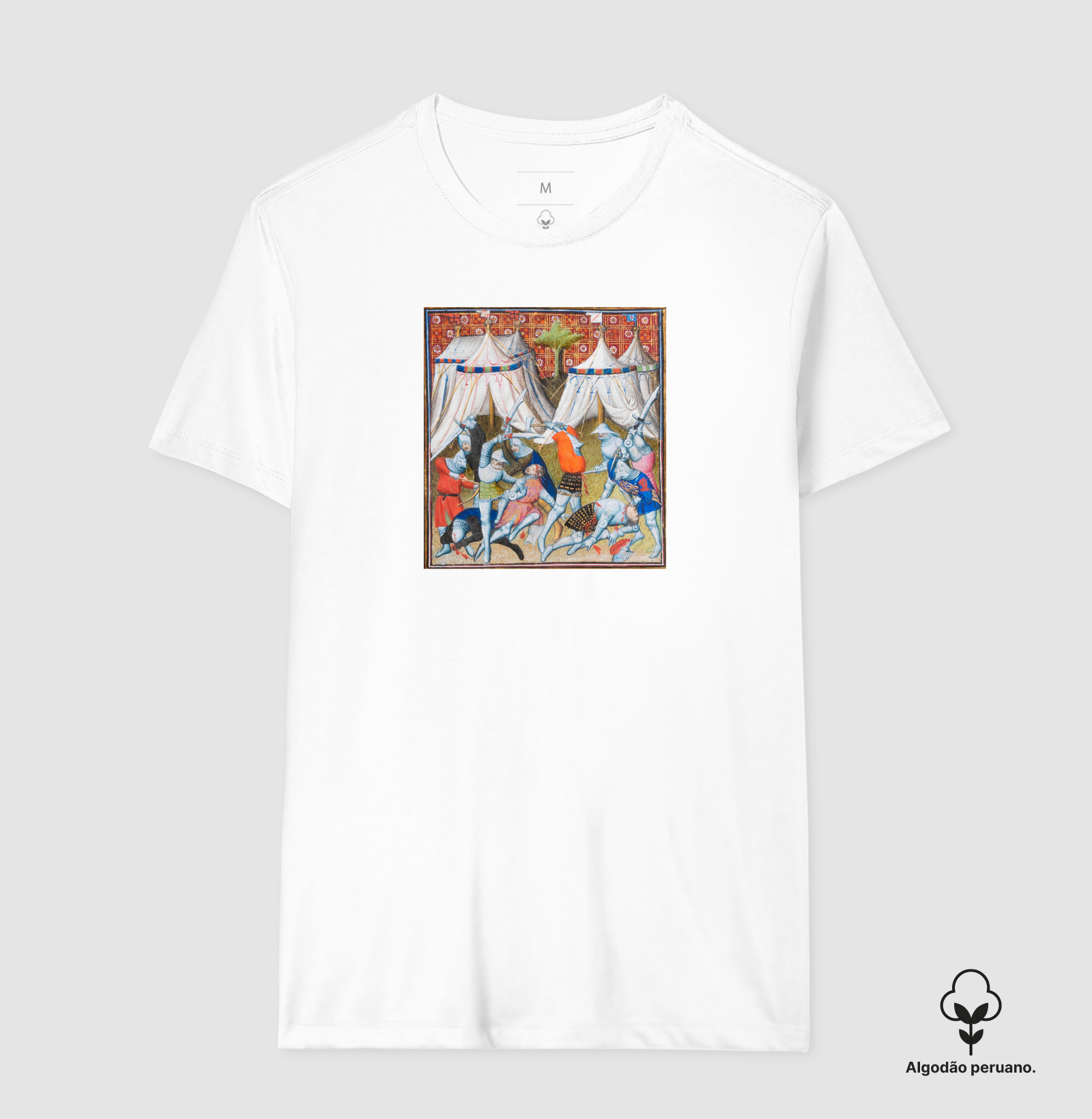 Camiseta Algodão Peruano A Noite das Lâminas – Conflito Medieval em Campo - Imagem 7