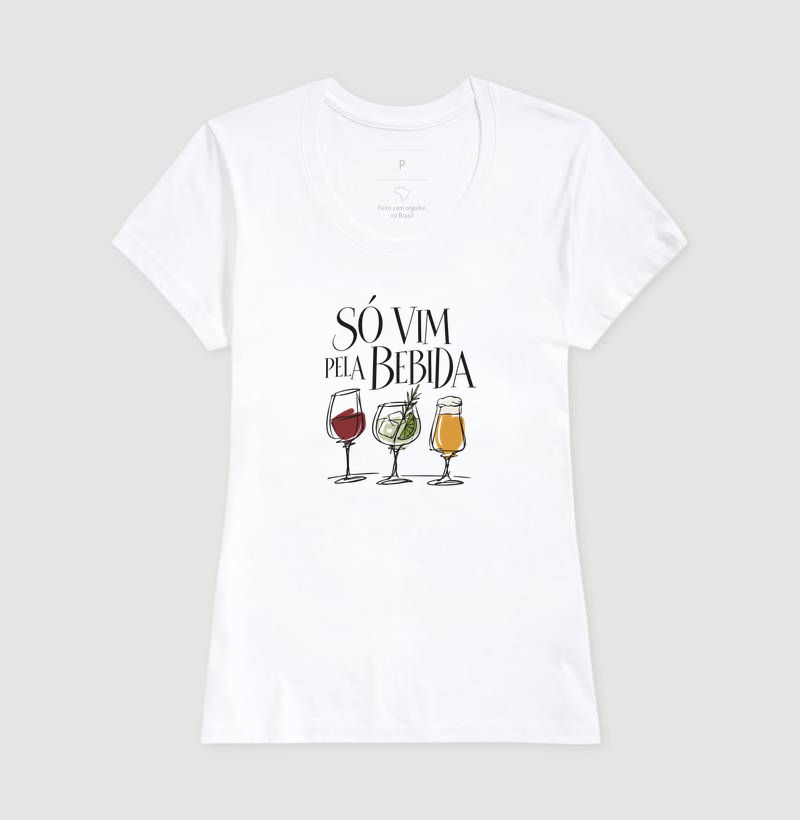 Só vim pela bebida - feminino - Imagem 8