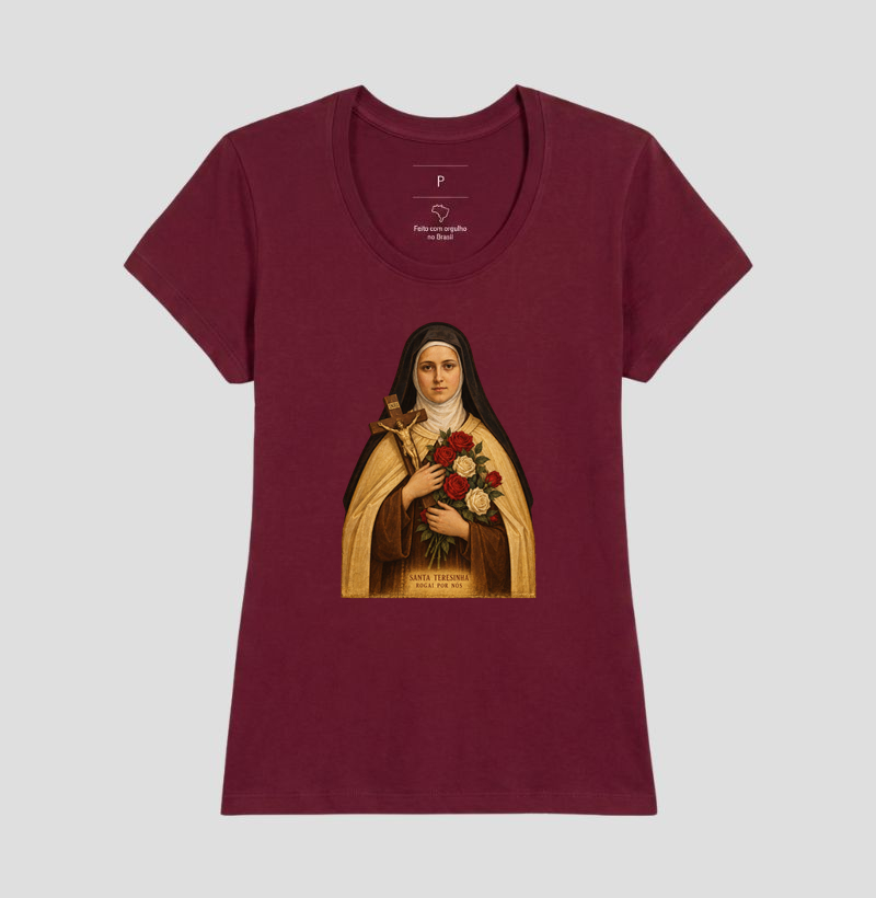 Camiseta Santa Teresinha Rogai por Nós - Imagem 17