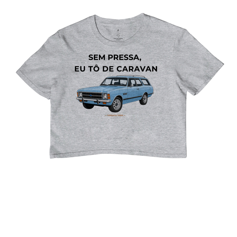 Sem pressa, eu tô de Caravan - azul claro - Imagem 6