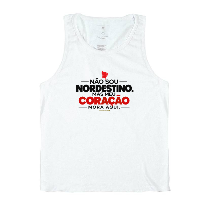 Camiseta Não sou Nordestino mas meu Coração mora aqui (2) |OxenteWear - Imagem 2