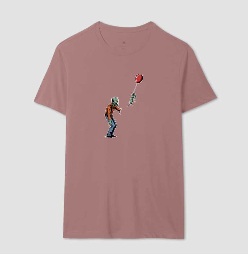 Camiseta Balão de Coração Zumbi - Imagem 16