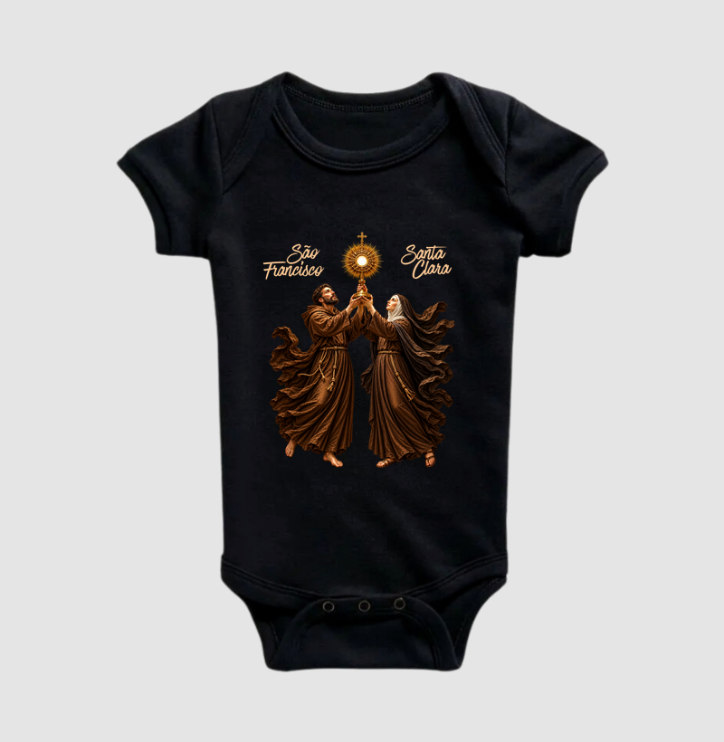 Body Infantil São Francisco e Santa Clara de Assis - Adoradores do Santíssimo - Imagem 2