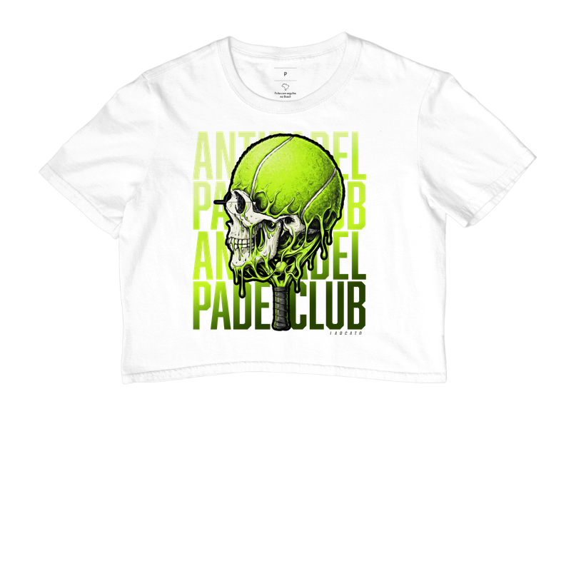 Camiseta Anti-Padel Caveira Verde - Imagem 3