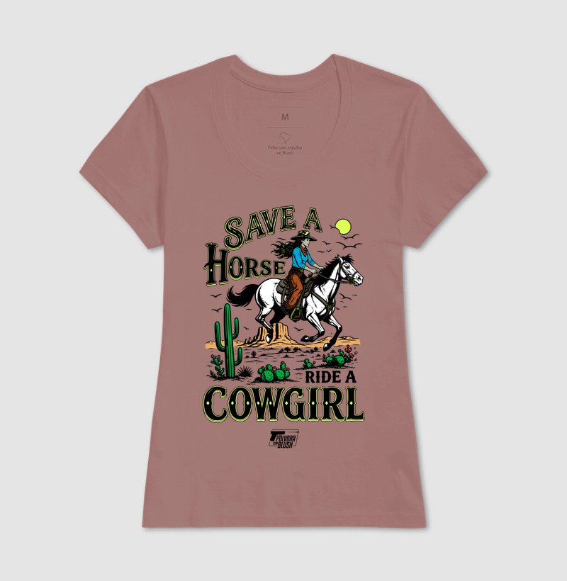 Save a Horse Ride a Cowgirl Pólvora com Blush - Imagem 18