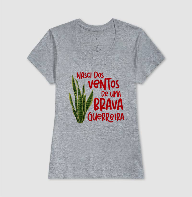 Camiseta - Nasci dos ventos de uma brava guerreira - Imagem 10