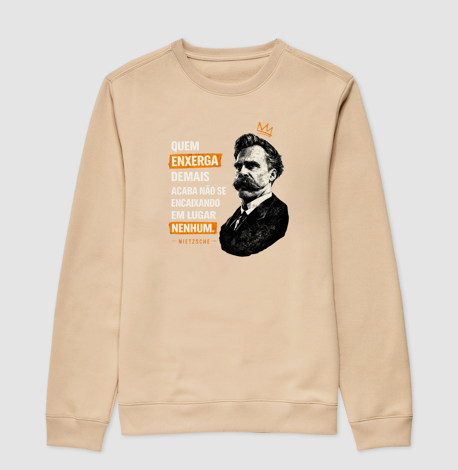 Filosofia Frase de Nietzsche "Quem enxerga demais" - Imagem 3