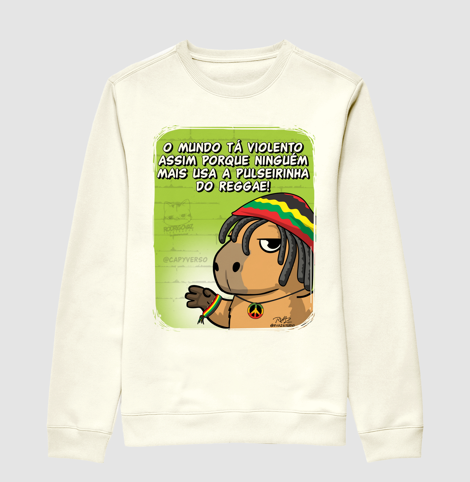 Camiseta Capivara Reggae - Imagem 2