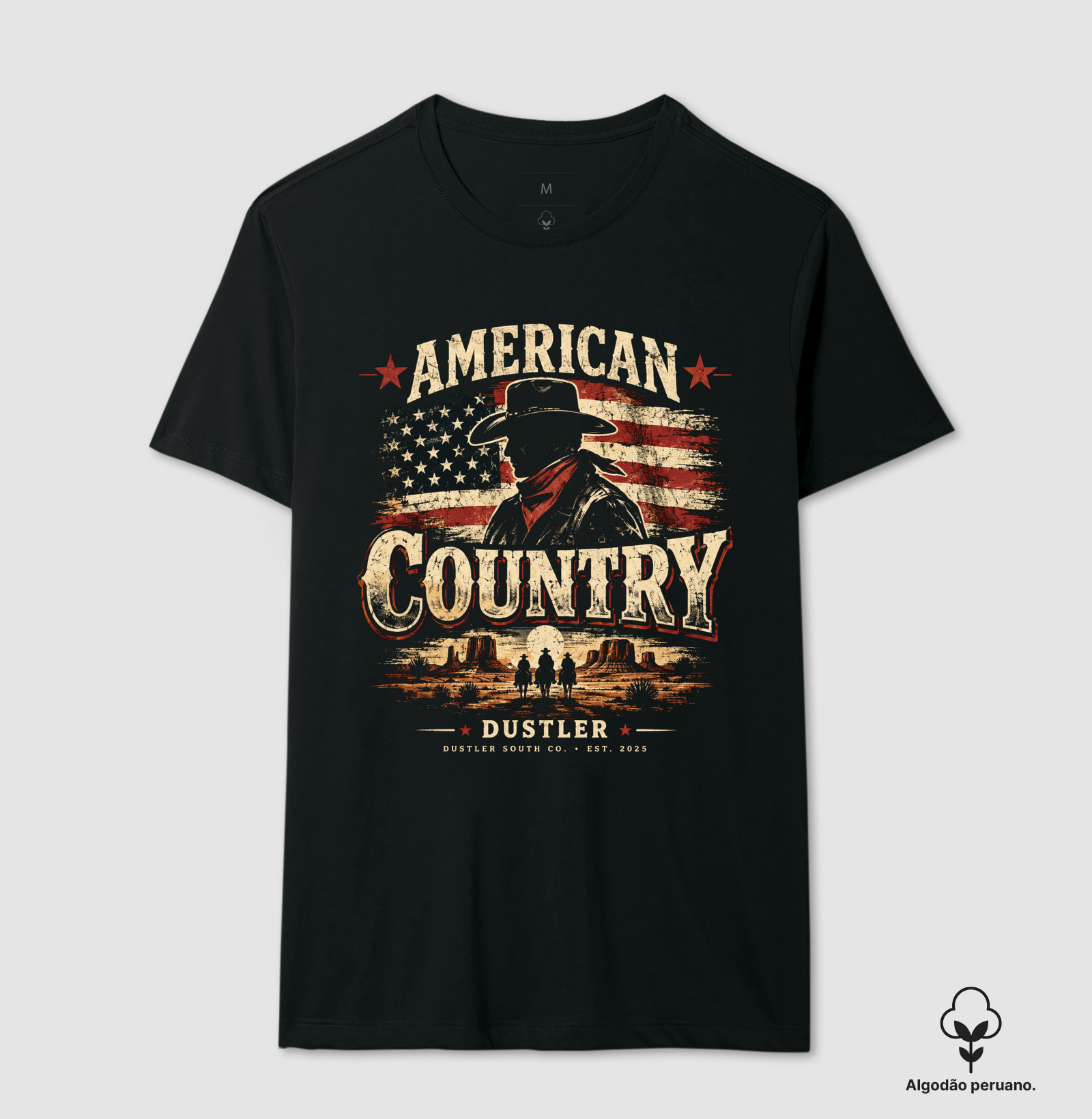 Camiseta Country Masculina American Country Dustler South Co - Imagem 2