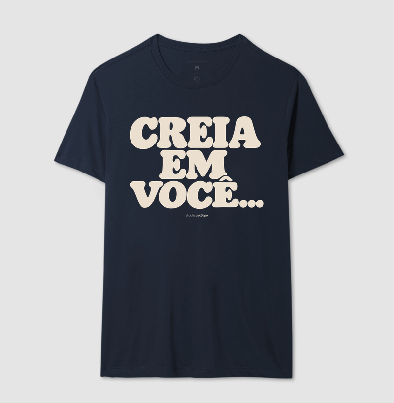 Camiseta Creia em Você (estampa G) - Imagem 6