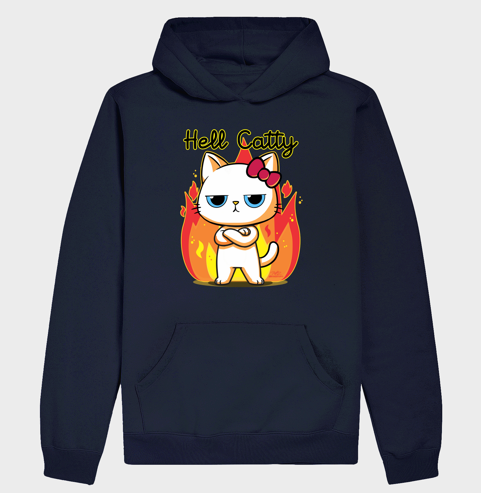 Camiseta Gato Sincero Hell Catty - Imagem 4