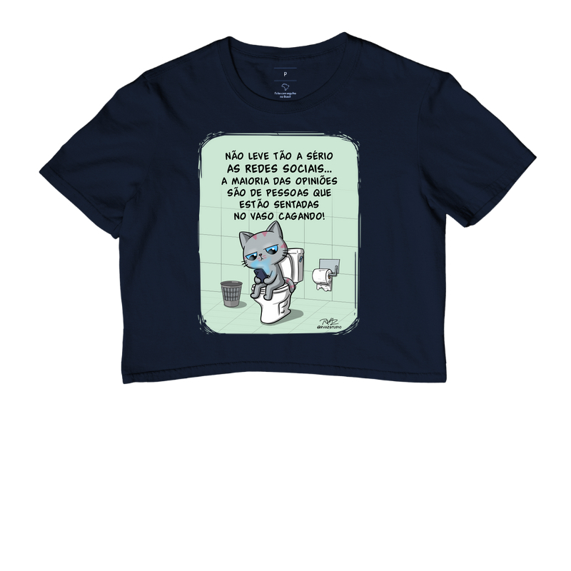 Camiseta Gato Sincero no Vaso - Imagem 4