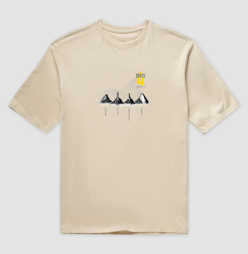 Camiseta Oversized Clássicos do Brasil | Big 4 Serra dos Órgãos - Imagem 4