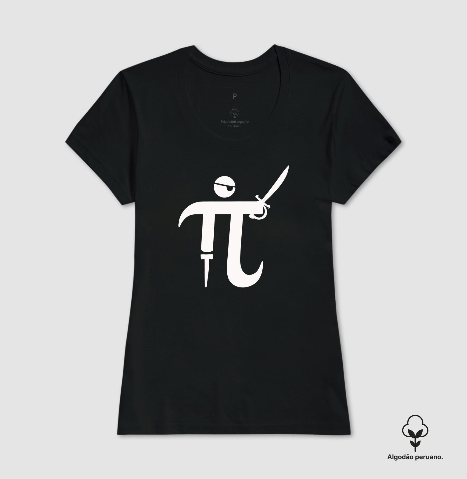Camiseta Algodão Peruano Pi-rata - Imagem 7