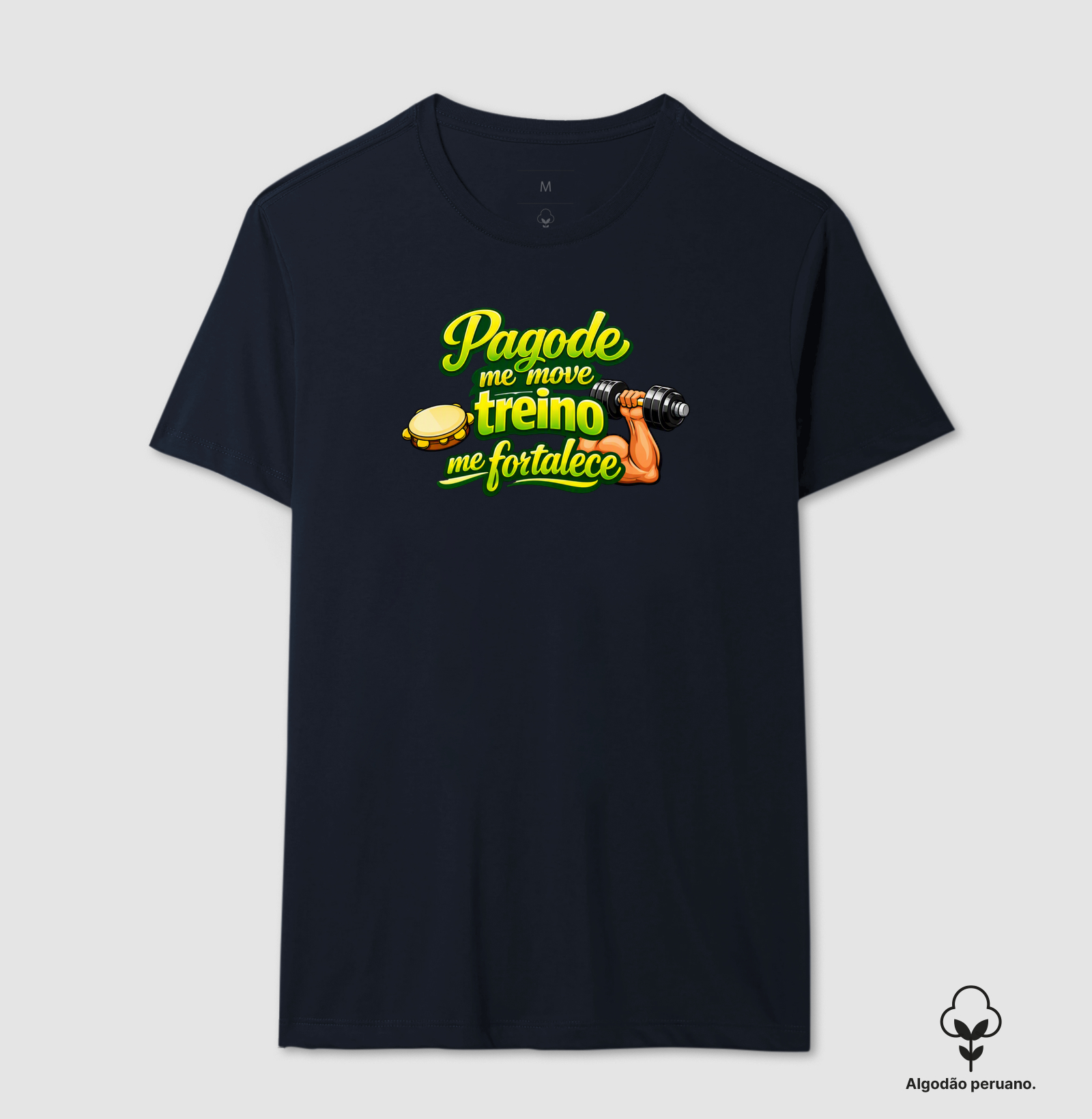 camiseta pagode me move, treino me fortalece - Imagem 8